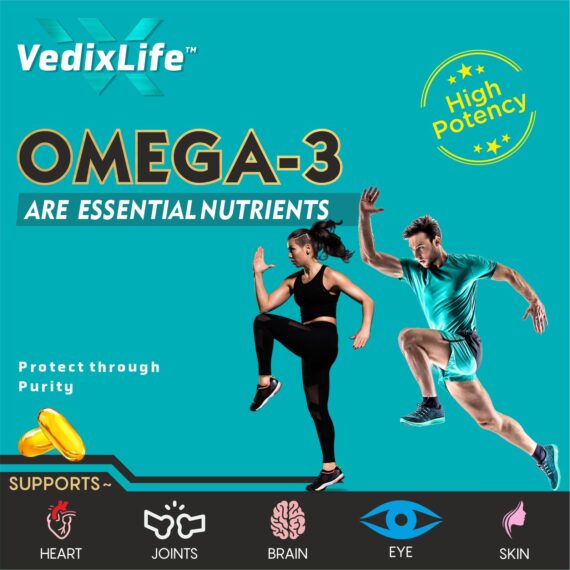 Omega-3, Fish Oil Capsules, 3x