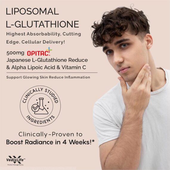 glutathione tables telugu Liposomal Tablet with Vitamin C | For Helps Pigmentation | Dull & UV-Damaged Skin Product Count 5-Amino-1 MQ Capsules - Promo Code Eligible Peptides Size:500 cap